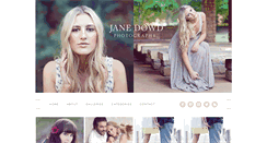Desktop Screenshot of janedowdphotography.com